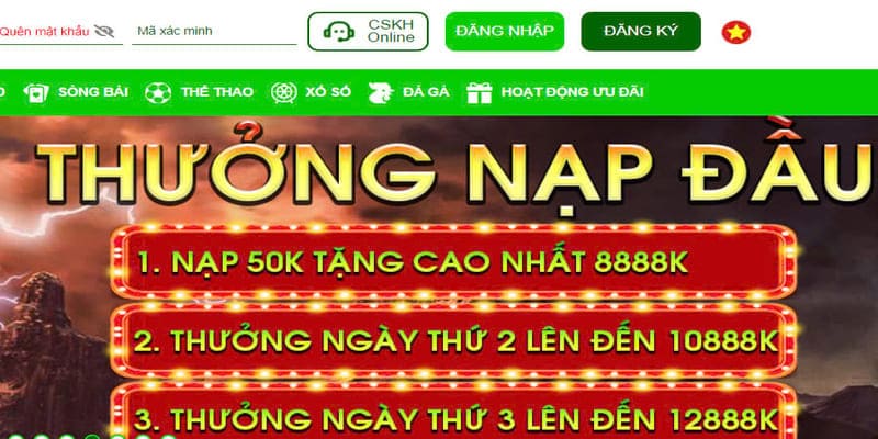 Bắn cá Good88 thưởng nạp liên tục